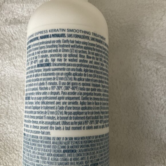 Cezanne Express Keratin Smoothing Treatment Formaldehyde-Free 10 Oz. Full Size - Picture 5 of 6